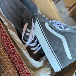 Vans Charcoal High-Top Sneakers